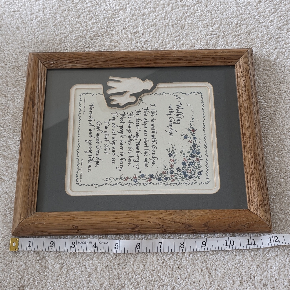 Walking With Grandpa Framed Signed Print - Picture 11 of 16